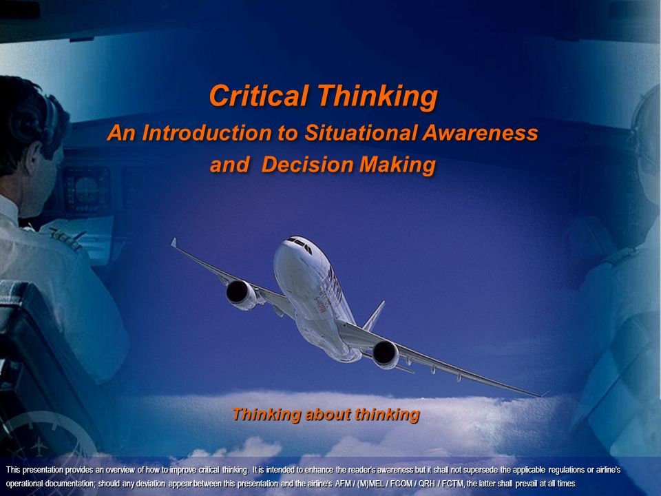 Aeronautical Decision Making